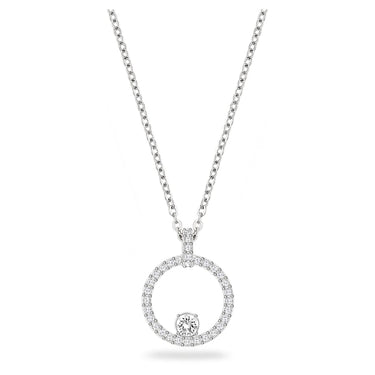 Swarovski Damen Halskette mit Anhänger Creativity Anhänger Weiß, Rhodiniert 5198686